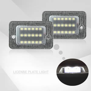 2pcs for Land Rover Discovery 1 2 1994-2004 for Land Rover Discovery TD5 LED License Number Plate Light Canbus Rear Tag Lamps