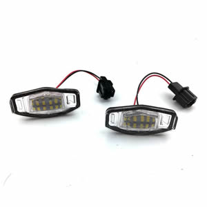 Best Selling 12V 6500K LED License Plate Light for HONDA Civic VII4 Civic VIII City 4D Accord 4D