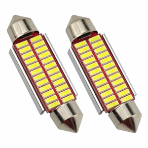 C5W 6461 Festoon LED Auto Light Bulbs 31 36 39 41mm Dome Light Roof Lamp Interior Lighting Reading Bulb Accessories Auto