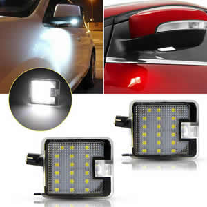 CANBUS LED Under Mirror Puddle Light for Ford Focus MK3 MK2 Mondeo MKIV MKV Kuga C-Max Escape S-Max Under Mirror Welcome Lamp