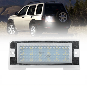 CANbus Error Free White LED Number License Plate Lights for Land Rover Freelander 1 1998 1999 2000 2001 2002 2003 2004 2005 2006