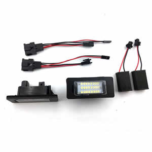 Canbus 12V LED Number Plate Lamp for Audi A1 A4 A5 A6 A7 S5 Q5 RS5 TT TTRS Car License Plate Light