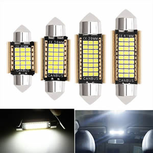 Canbus C5W Festoon LED Auto Bulbs 31 36 39 41mm Dome Light Roof Lamp Interior Lighting Reading Bulb Led Lamp for Car