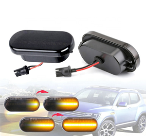 Canbus Dynamic Car Auto Turn Light Signal Blinker Amber Smoke Led Side Marker Lights for V-W Bora Golf 3 4 Passat for Ford