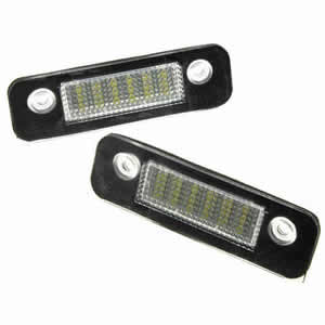 Canbus Error Free Auto Parts 18SMD LED License Plate Light for Ford Fiesta Ford Fusion