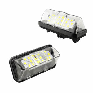 Canbus Led License Plate Light for Toyota Alphard Hybrid AYH30 Verfire Hybrid AYH30 Led Number Plate Lamp