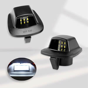 Car 12V LED License Plate Light for 97-11 Dodge Dakota for 06-09 Mitsubishi Raider  License Tag Lamp Canbus Error Free