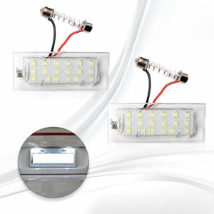 Car Accessories LED License Plate Lamp Light 12V for BMW X3 E83 BJ X5 E53 BJ