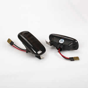 Car Accessories Smoking Lens Dynamic Led Side Marker Turn signal Light for Audi A4 A3 A6  A8 D3 C5