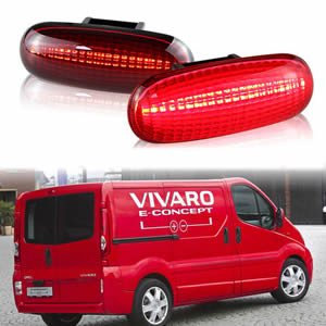 Car LED Third Brake Light Mount Stop Lamp Rear 3rd Signal Light for Renault Master Trafic 2004 2005 2006