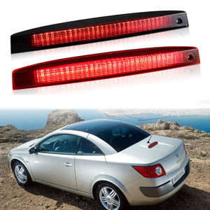 Car LED Third Brake Light Mount Stop Lamp Rear 3rd Signal Light for Renault Megane MK 2003-2008