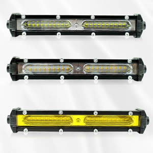 Car LED Work Light Bar Single Row White Fog Lamp Floodlights DC9-36V for 4x4 Off-Road Vehicle Pickup ATV SUV UAZ
