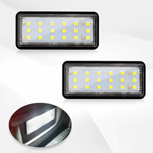 Car Led License Plate Light for Toyota J120 Land Cruiser Prado J200 Reiz 4D Lexus LX570  GX470 Number Plate Lights