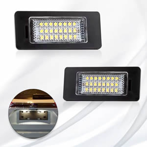 Car Led Wireless License Plate Light Tag Lights Xenon White Car License Number Plate Lamps for BMW E92 E93 M3 E39 E60 E70 X5