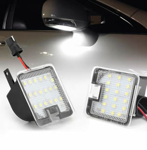 Car Side Tow Mirror Puddle Lamp Lights Cars Custom Ghost Shadow Lights for Ford Focus MK3 Kuga Escape