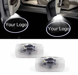 Customize logo Factory Prices Wireless Car logo Welcome Light Led Car Door Light 12V Car Accessories for toyota camry Crown