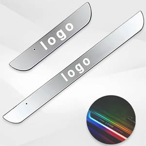 Customized USB Power No Wiring Dynamic LED Welcome Pedal Car Scuff Plate Pedal Threshold Door Sill Pathway Light for BMW E90 E91