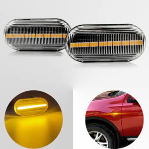 Dynamic LED Flowing Turn Signal Lamp Side Marker Lights for Renault Clio 1 2 KANGOO MEGANE for Dacia Duster for Opel for Nissan
