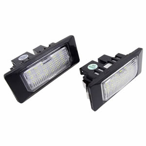 Error Free LED License Plate Light for Audi A4 A5 S5 Q5 TT TTS A1 A7 RS5 TTRS A6 C7 for VW Skoda
