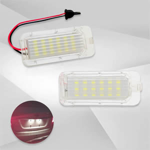 Error Free Led License Plate Lamp Canbus for Ford Focus 5D C-Max MK2 Grand C-Max MK2 Ford Kuga Galaxy MK3