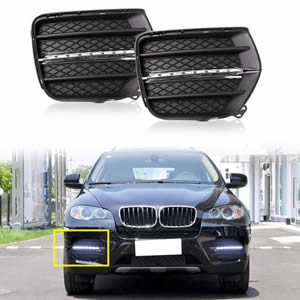 Fit for BMW X6 E71 2009-2013 Led Sequential Light Daytime Running Light DRL