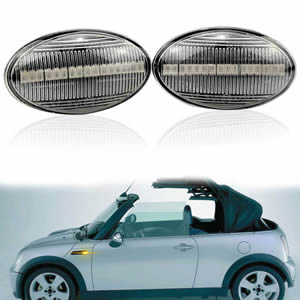 Flowing Water Repeater Indicator Dynamic LED Side Marker Turn Signal Light for BMW MINI Cooper R50 R52 R53 2002-2008
