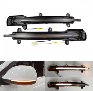 For Audi Q5 SQ5 8R Q7 SQ7 4L Facelift Dynamic Turn Signal LED Side Wing Rearview Mirror Indicator Blinker Sequential Light
