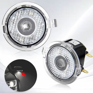 For FORD LED Logo Light Side Mirror Puddle Light for Focus Mondeo F150 Ranger Explorer Taurus Edge FUSION for Toyota Tundra