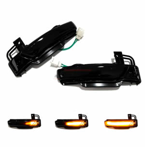 For Jeep Grand Cherokee WK2 2011-2020 Rear View Mirror Indicator Blinker Repeater Dynamic Turn Signal LED Light Replacements