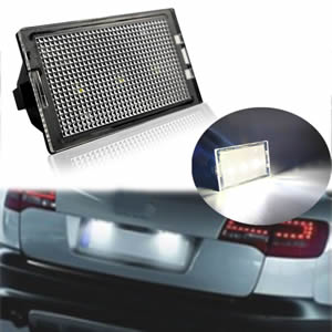 For Land Rover LED License Number Plate Light Lamp 7000K 3SMD License Plate Lamp