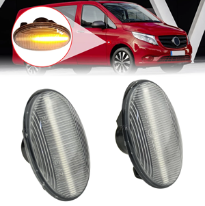For Mercedes BENZ Smart W450 W168 Citan W415 Vito W639 W447 Led Dynamic Turn Signal Light Side Marker Lamp Car Lights
