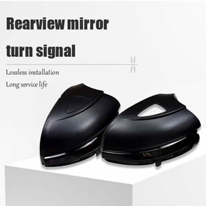 For VW Golf 6 MK6 GTI R20 2008-2014 Dynamic Turn Signal LED Side Wing Rearview Mirror Indicator Blinker Sequential Light