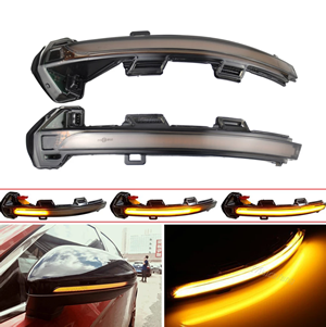 For VW Passat B8 Arteon 2015 2016 2017 2018 Dynamic Turn Signal LED Side Wing Rearview Mirror Indicator Blinker Sequential Light