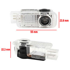 For VW Passat Touareg PHAETON Car Door Light Led Courtesy Logo Projector Welcome Lamp Ghost Shadow Light Auto Accessories