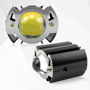 High Power Dual Color White Yellow 30W High Low Beam LED Work Light for Car Truck Motorcycle Bicycle