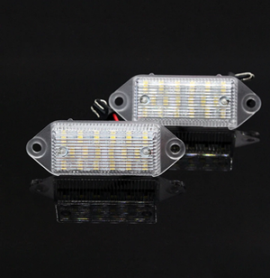 High Quality Error Free LED Car License Plate Light Number Lights for Mitsubishi Lancer 2003-2017