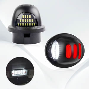 Hot Product Waterproof White and Red Led Lamp Led License Plate Light for Ford F150 F250 Ranger for Lincoln Tag Lights