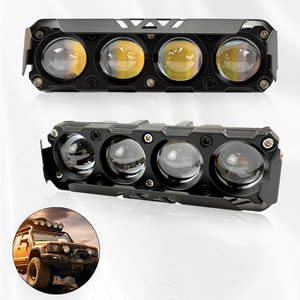 Hot Sale 40w Led Working Lights 12V~24V IP67 Waterproof Led Work Light Dual Color Auto Lighting Systems