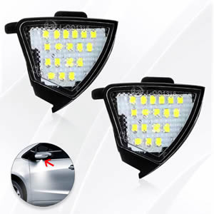 Hot Sell LED Side Mirror Puddle Light for VW GOLF 5 GTI V MK5 Jetta Passat B5.5 B6 Sharan Superb EOS Floor Ground Lamp