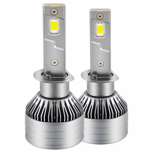 LED Car Headlight Bulbs H1 H3 H7 H8 H11 9005 9006 9012 80W 6600LM 6500K for 12V to 24V Auto Led Headlamps Bulb