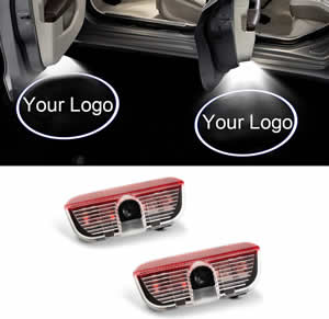 LED Door Welcome Light Logo Projector for VW Golf Touareg Cc Sharan Passat Tiguan Eos Ghost Shadow Light Car Led logo Light