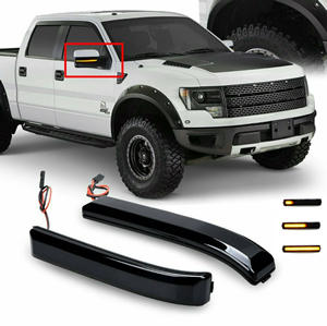 LED Dynamic Turn Signal Blinker Sequential Side Rearview Mirror Indicator Light for Ford F150 2009 to 2014 for Raptor 2010-2014