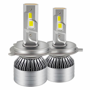 LED Headlamp Bulb H4 Car LED Headlights Bulbs 3570 80W 6600LM 6500K 12V-24V H4 Led HeadLights Bulb