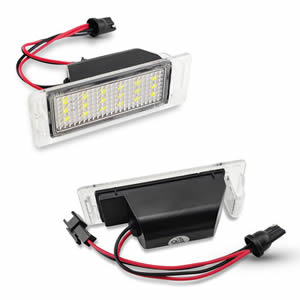LED License Plate Light Lamp for Chevrolet Corvette Bolt EV Equinox Impala Sonic SS Traverse Trax Auto Lights