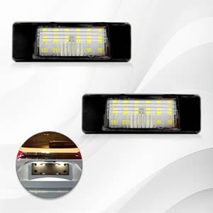 LED License Plate Light Lamp for Nissan Juke Versa Note Primera P12 Teana Pathfinder R51 Qashqai J10 J11