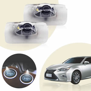 Led Car Door Welcome Light Courtesy Laser Logo Projector Shadow Lamp for Lexus LS ES IS LX RX GS GX Car Accessories