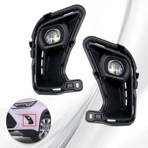 Led Fog Lights for Toyota Highlander 2024 Fog Light for Headlight Fog Lamp Cover Grille Light