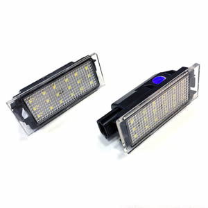 Led License Plate Light Lamps for Renault Clio MK3 MK4 Espace MK5 Megane MK2 MK3 MK4 CC