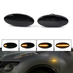 Led Side Marker Lights Dynamic LED Turn Signal Light for Nissan Qashqai J10 X-trail T31 Cube Juke Leaf Micra K13 Note E11 NV200