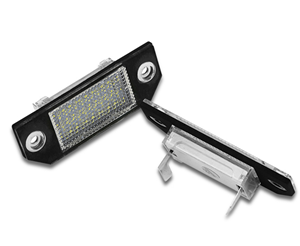 License Plate Light License Tag Lights LED White LED Car License Number Plate Lamps for Ford Focus C-MAX MK2